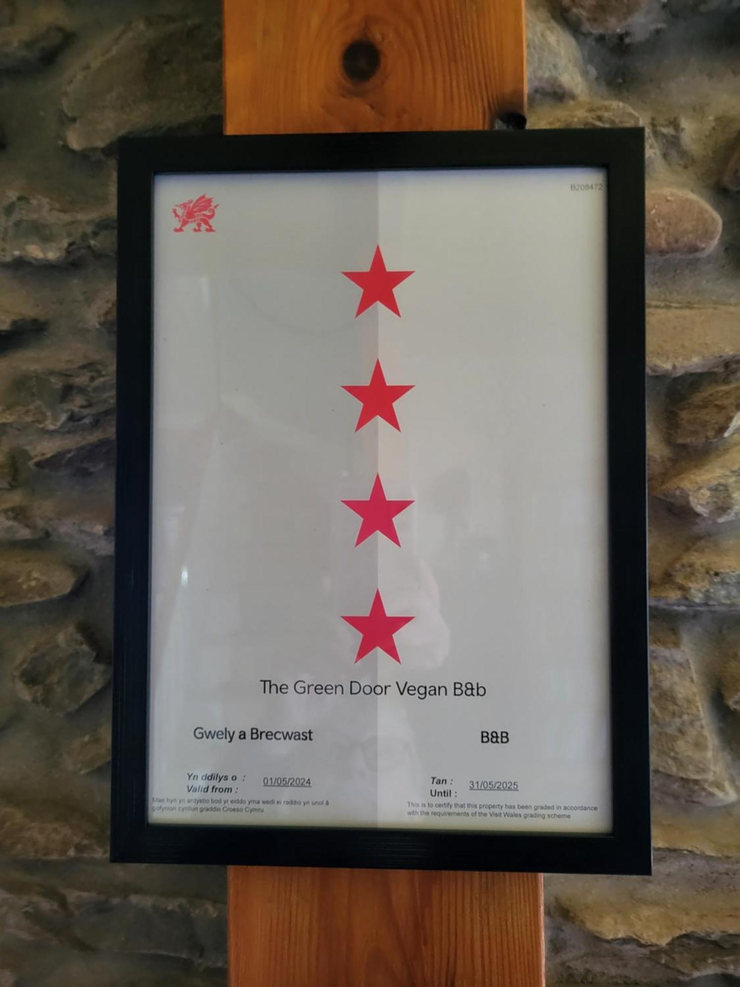 The Green Door Vegan B&B Llanon Eksteriør bilde